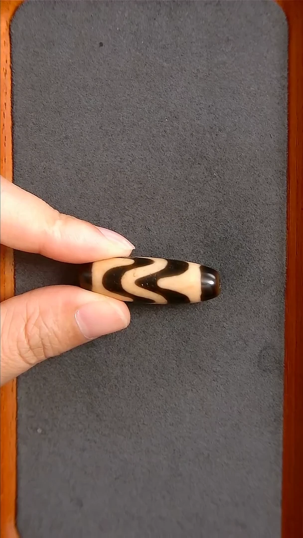 未镶嵌玛瑙/玉髓珠宝半成品上肯全手工水纹牙12*38