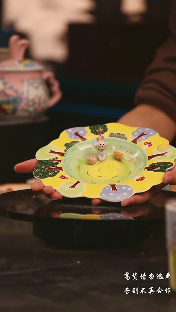 陶瓷景德镇可爱设计师款陶瓷