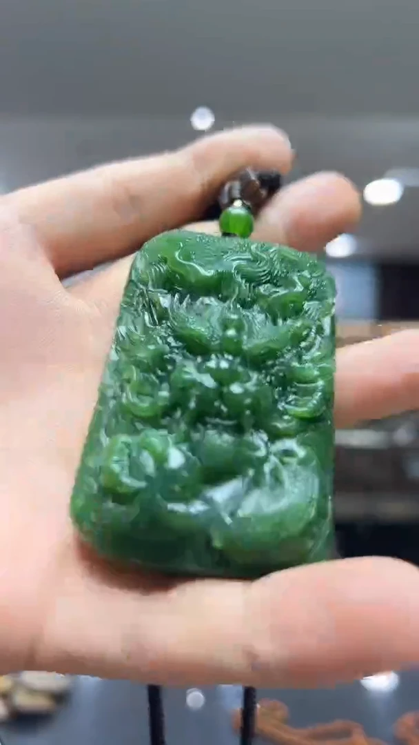 未镶嵌和田玉（碧玉）挂件多样性发货其中发一