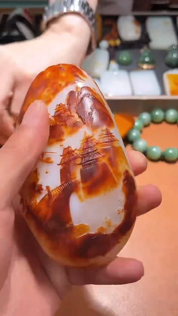 未镶嵌和田玉把件缘*和田玉