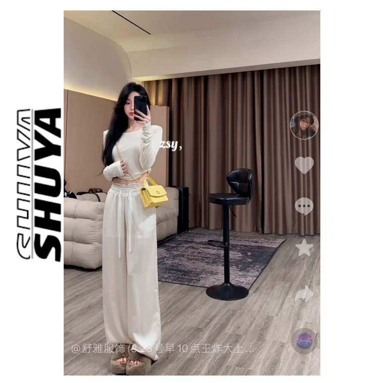 【张舒雅】微醺松弛 纯欲性感重工滑溜溜蕾丝裤DY#98529