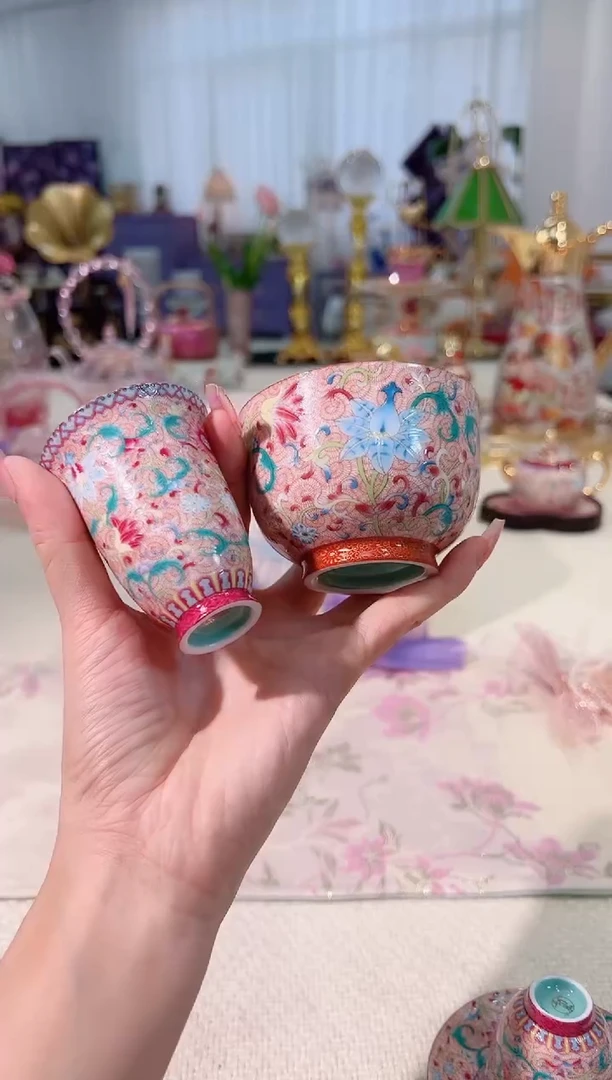 花开盛世 花骨+自在对杯