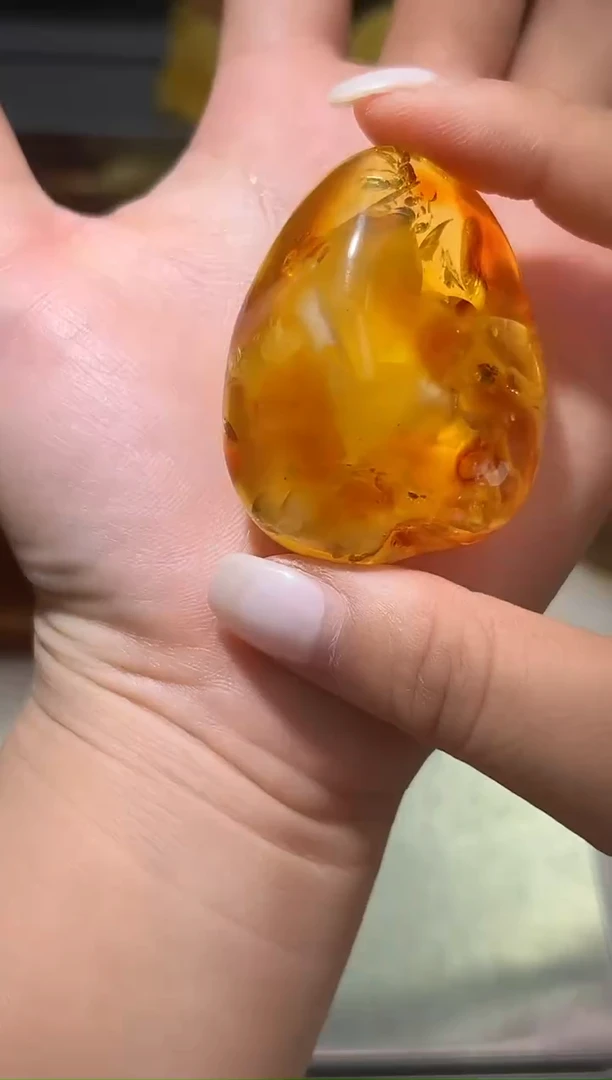 裸石琥珀未镶嵌琥珀蜜蜡吊坠