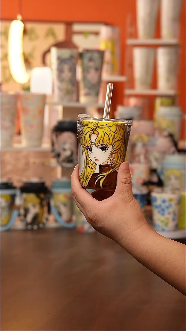 (玉泥）景德镇手工手绘文创陶瓷杯