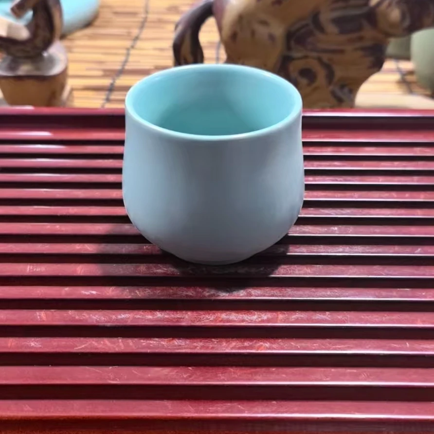 97  环真汝窑陶瓷主人杯