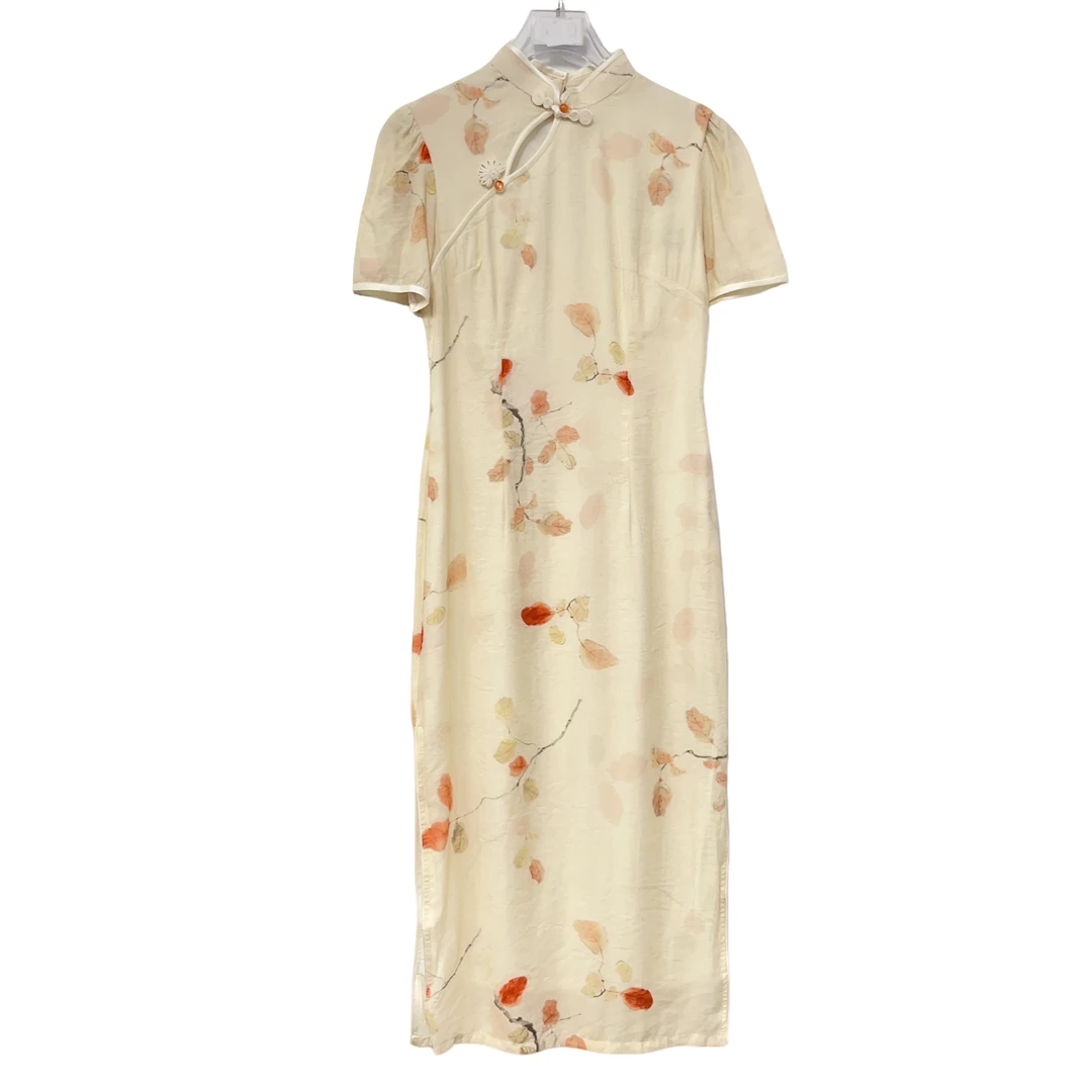 【龙哥专属】L1F26109 夏季新款国服时尚气质优雅旗袍连衣裙