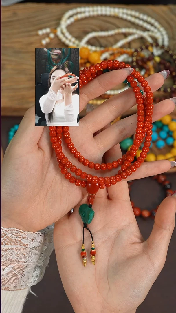 未镶嵌手串南红玛瑙馨**悠若雨臣品质回血