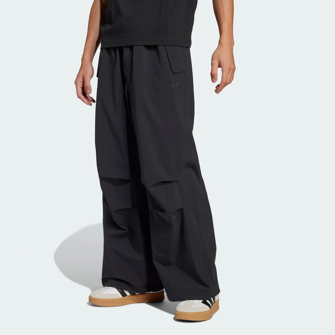 adidas/阿迪达斯男子工装阔腿裤训练休闲裤宽松运动长裤 JD2111
