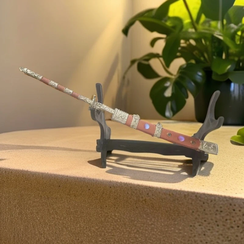 康熙战刀DIY橘色猫眼宝石款