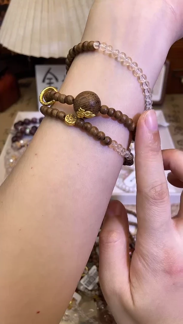 未镶嵌檀香木手串128