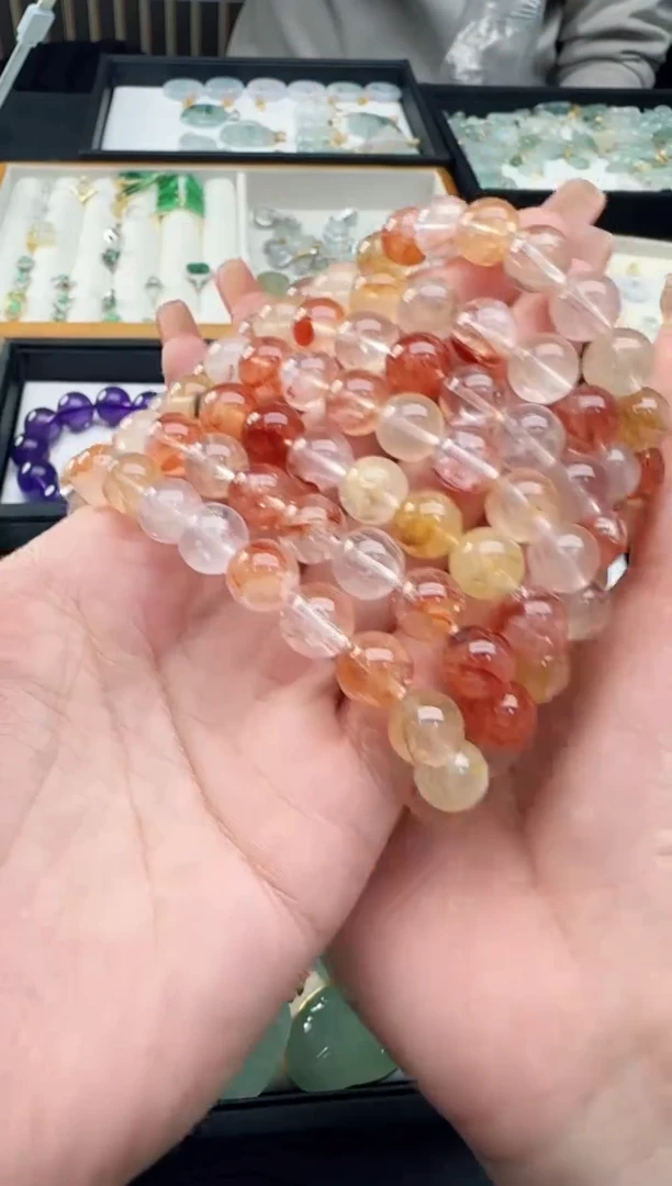 【闪购商品】水晶手串未镶嵌多样性发一件TZG0118396