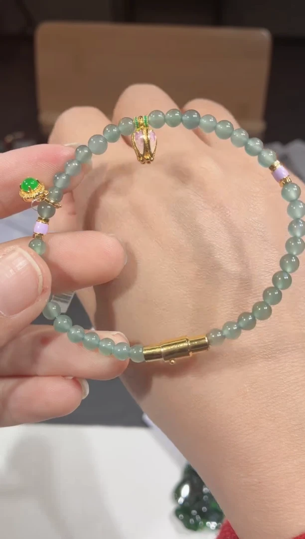 未镶嵌手链翡翠手串