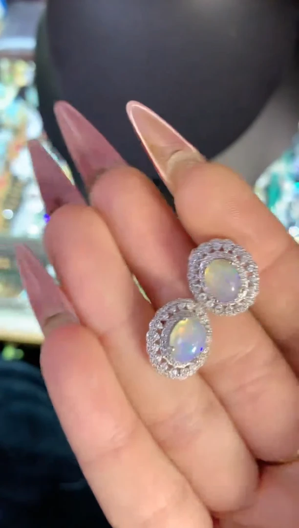 【闪购商品】欧泊珠宝奇石银S925镶嵌楚楚中古珠宝甄选不退换