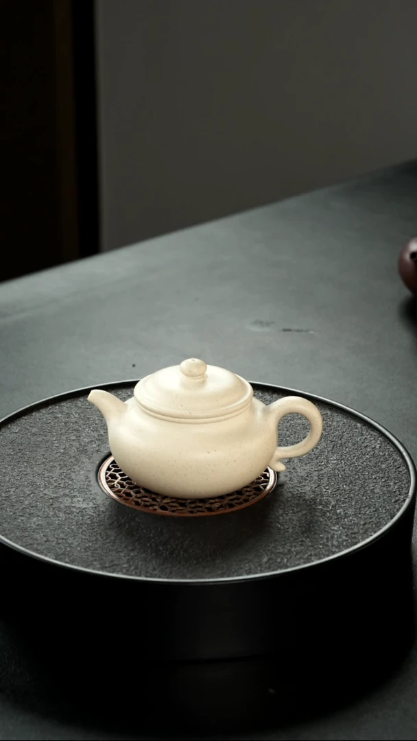 茶壶紫砂黄龙山白玉段仿古