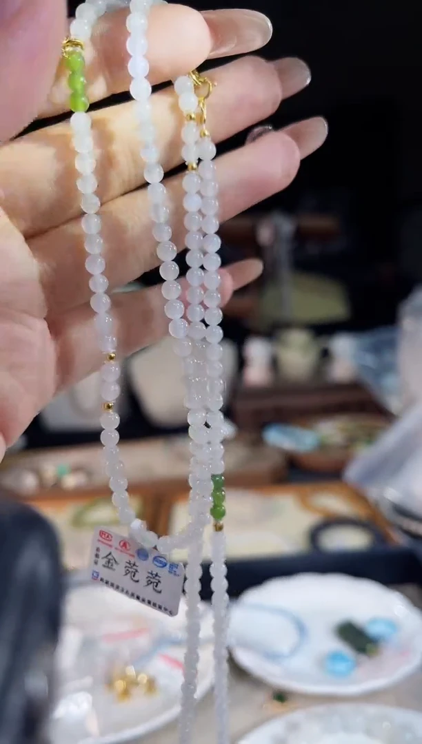 和田玉银S925镶嵌项链多样性发货其一