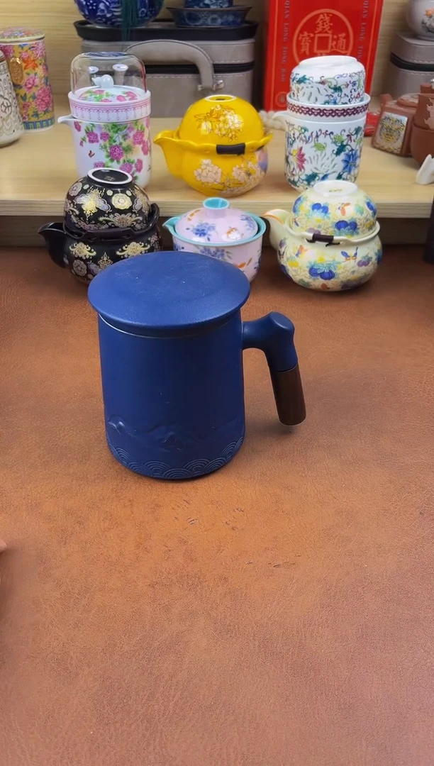 陶陶瓷茶具摆件旅行套组