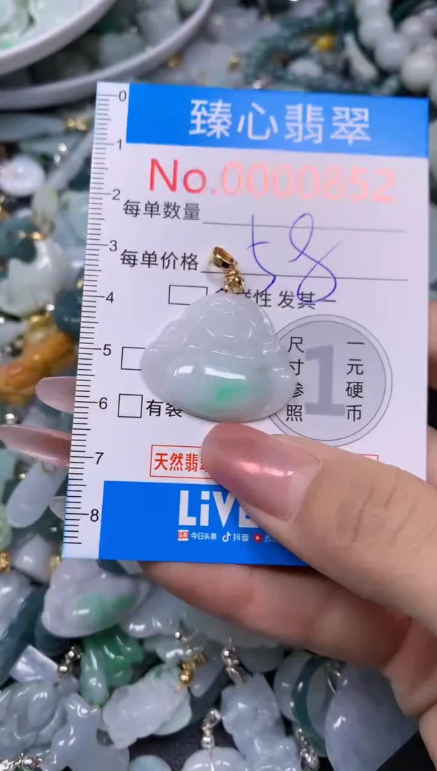 【闪购商品】翡翠颈饰未镶嵌含绳000852