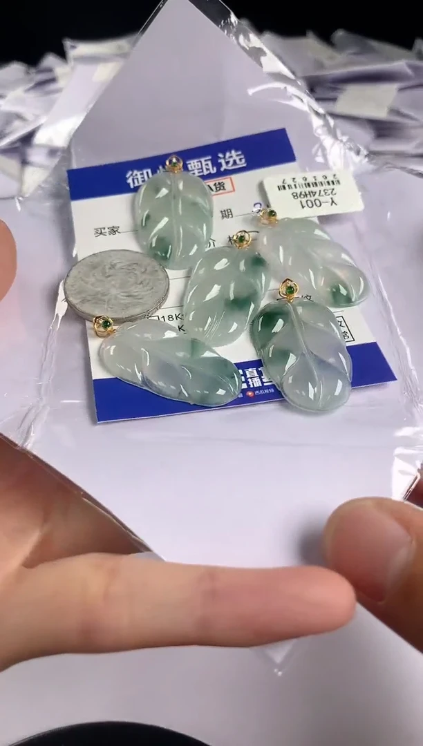 【闪购商品】翡翠颈饰18K金镶嵌多样性发其一件50