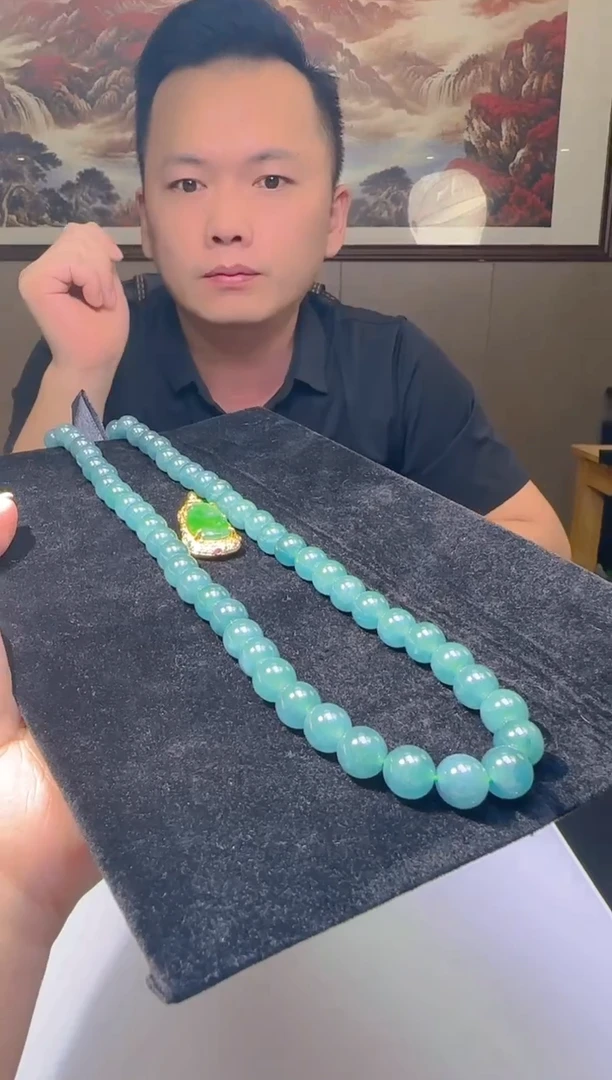 翡翠未镶嵌颈饰R-@@JHDD071501