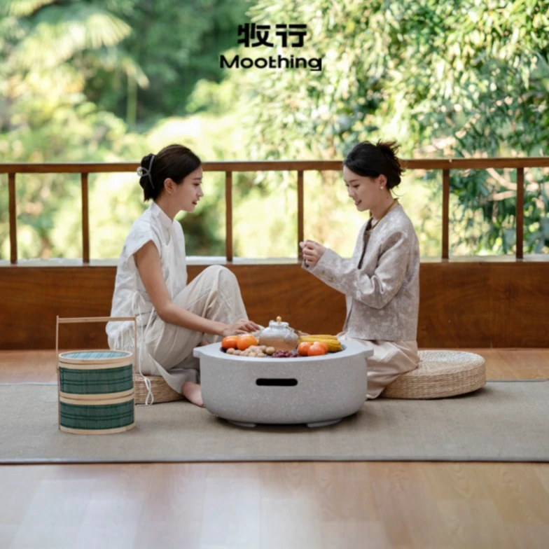 MUXING/牧行【围炉季】户外电炭两用烧烤炉庭院烧烤炉围炉煮茶家用