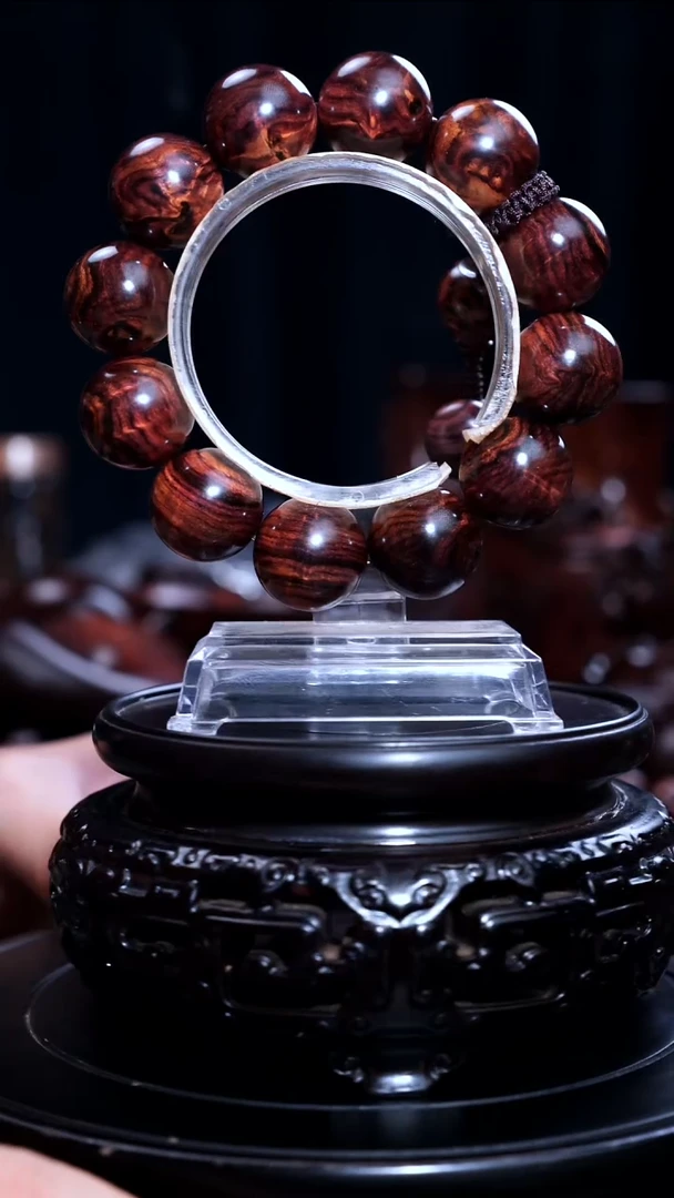 手串/手链黄花梨/降香黄檀泽*、海南黄花梨老料星空留疤手串