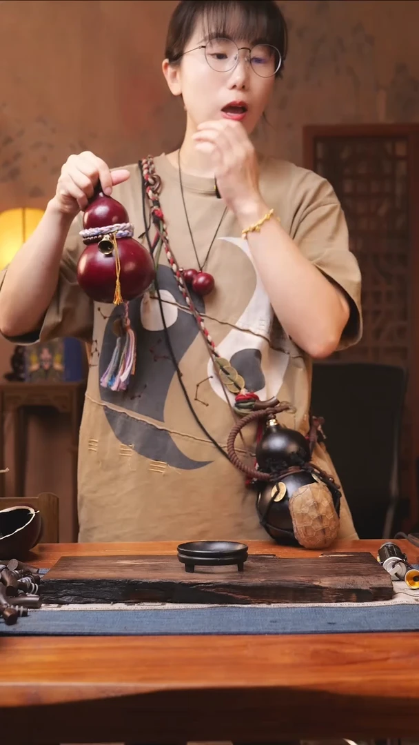 1170号精品大漆葫芦防腐防渗装水茶酒