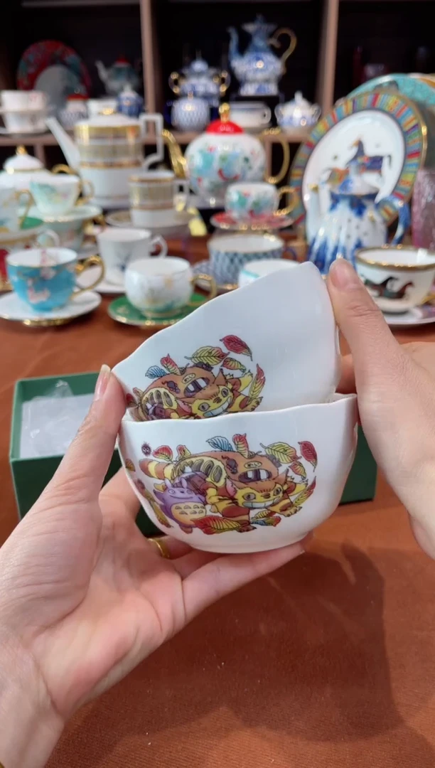 【闪购商品】瓷片龙猫11-12月份饭碗2个······