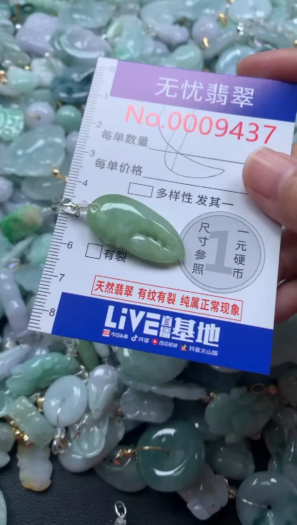 颈饰未镶嵌翡翠9437