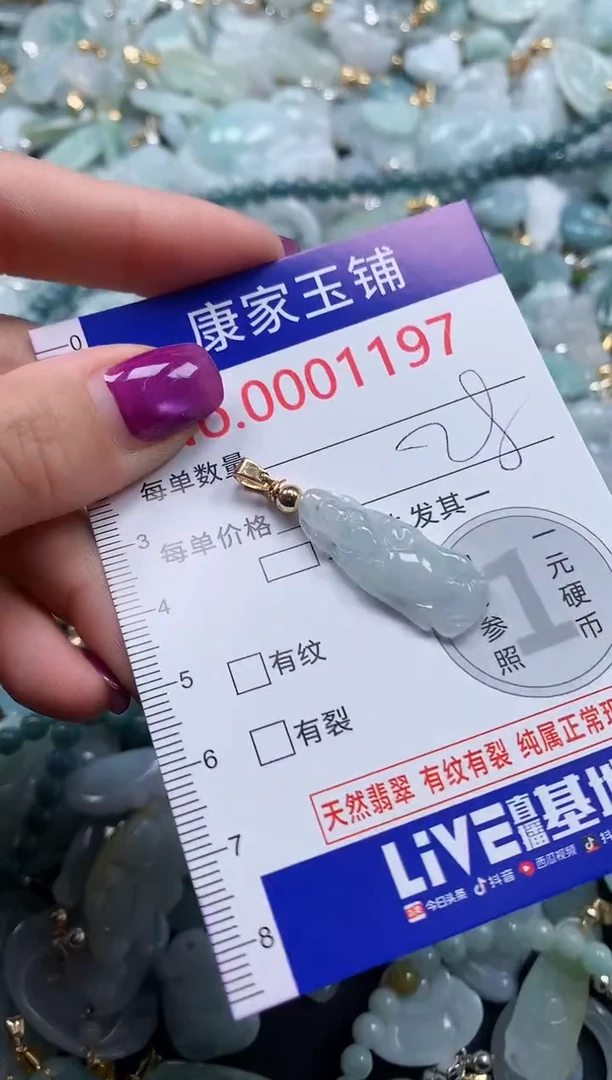 颈饰未镶嵌翡翠1197