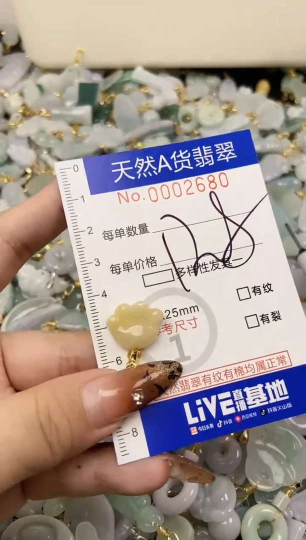 【闪购商品】翡翠颈饰未镶嵌天然A货翡翠