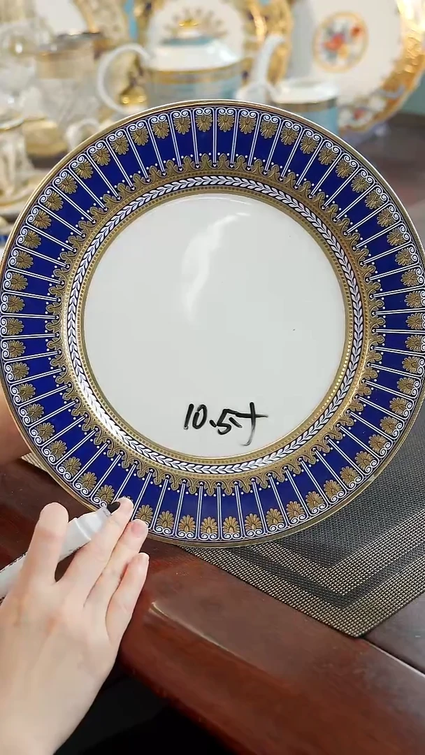 瓷片10.5英寸平盘 福利价