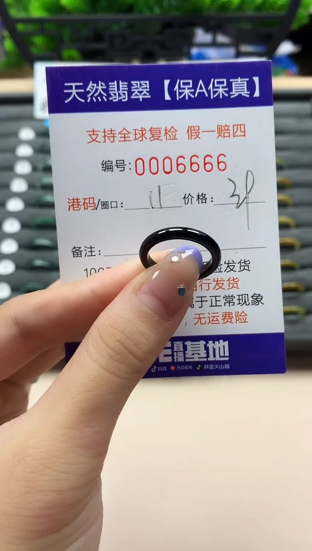 未镶嵌戒指翡翠天然  6666