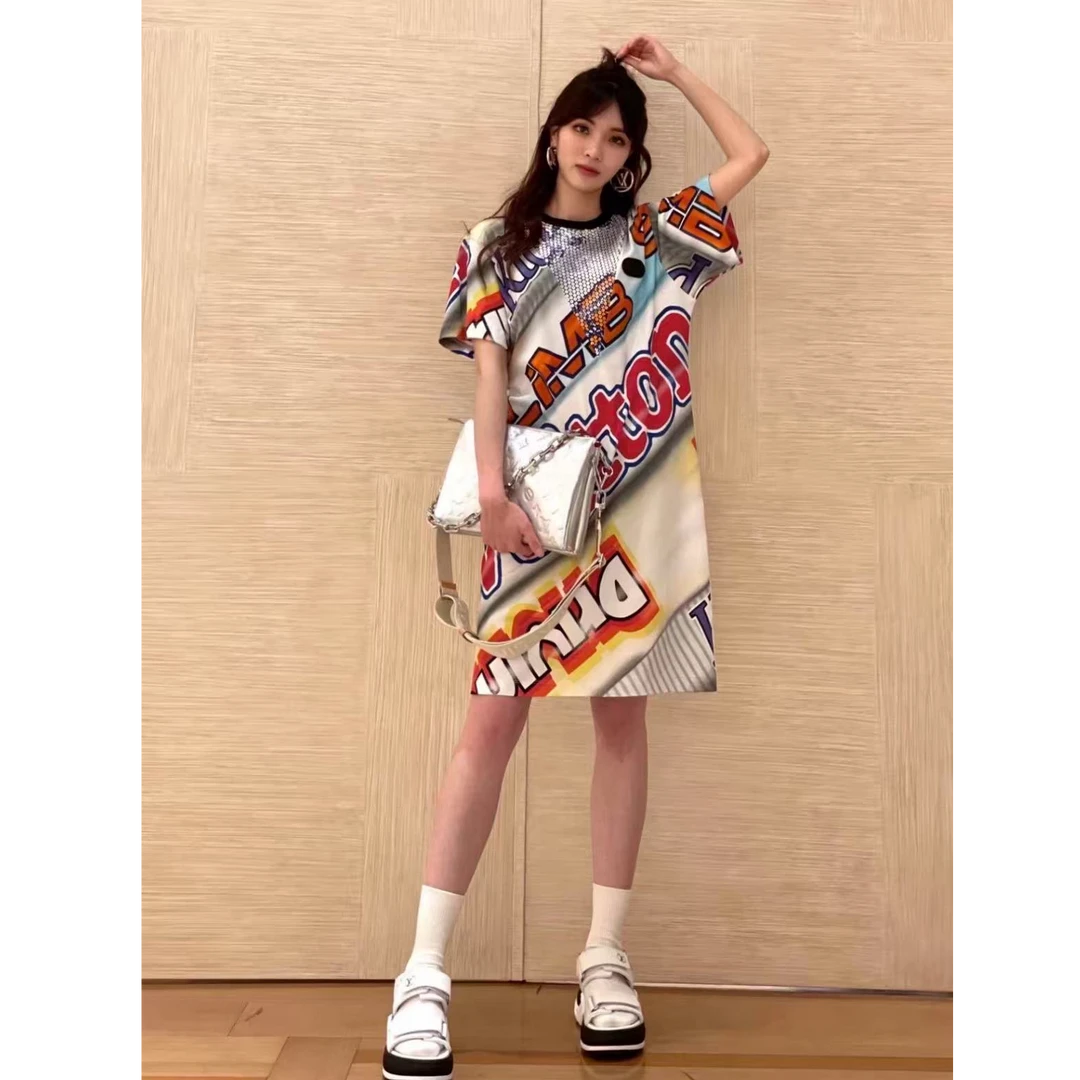 未使用 LouisVuitton/路易威登 双双臻选/vv03246/lv连衣裙/m