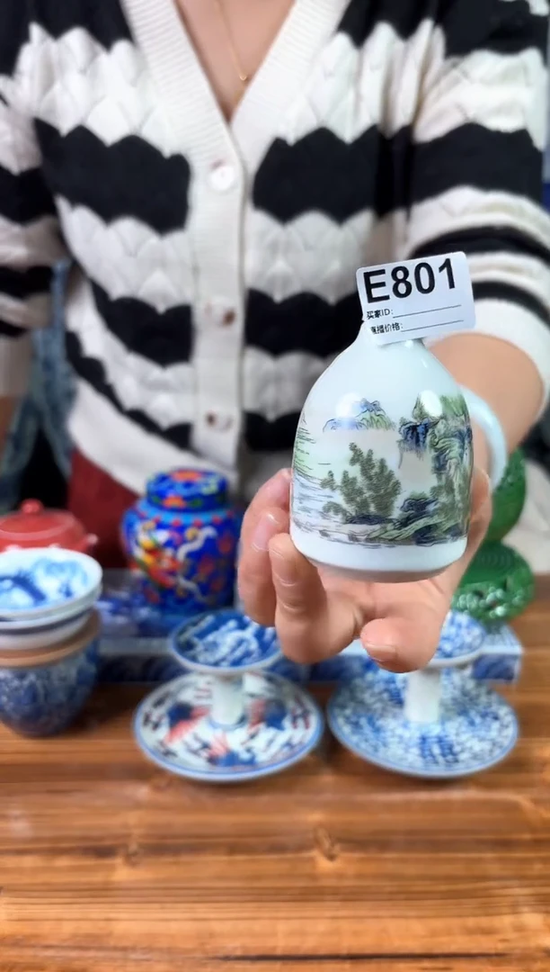 【闪购商品】摆件景德镇套餐仿古摆件E801