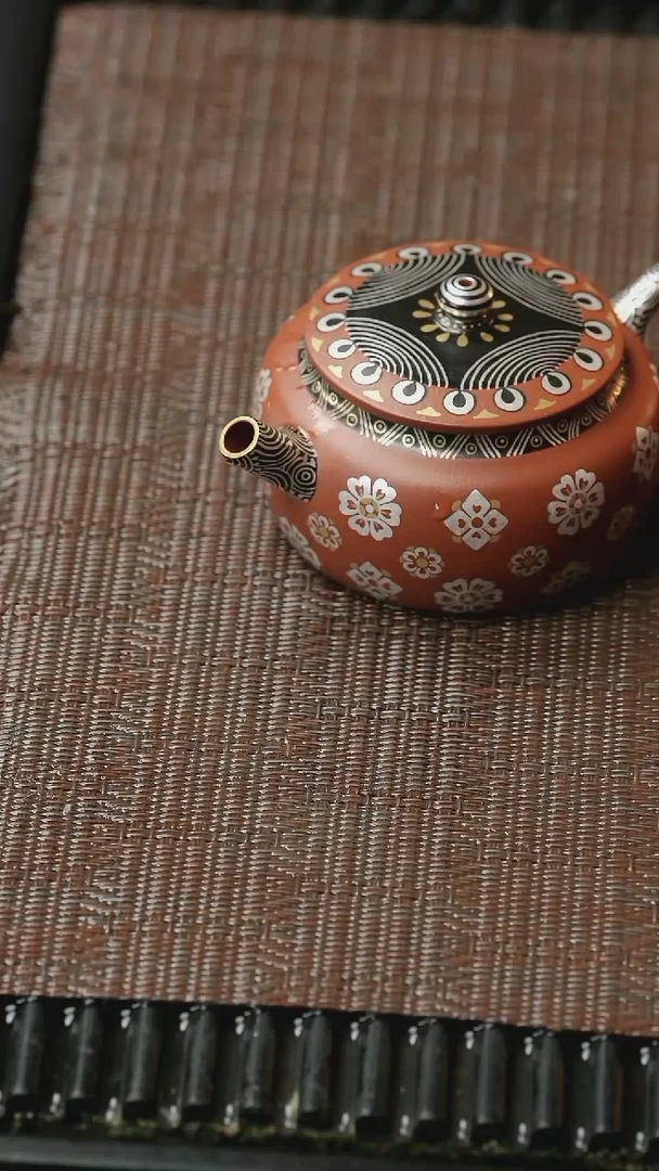 【闪购商品】紫砂茶壶五堂 老花桑扁
