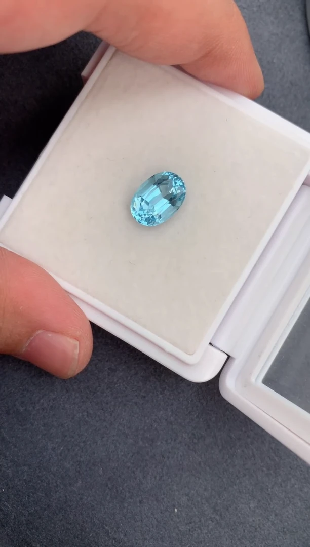 【闪购商品】海蓝宝石裸石未镶嵌4ct海蓝宝
