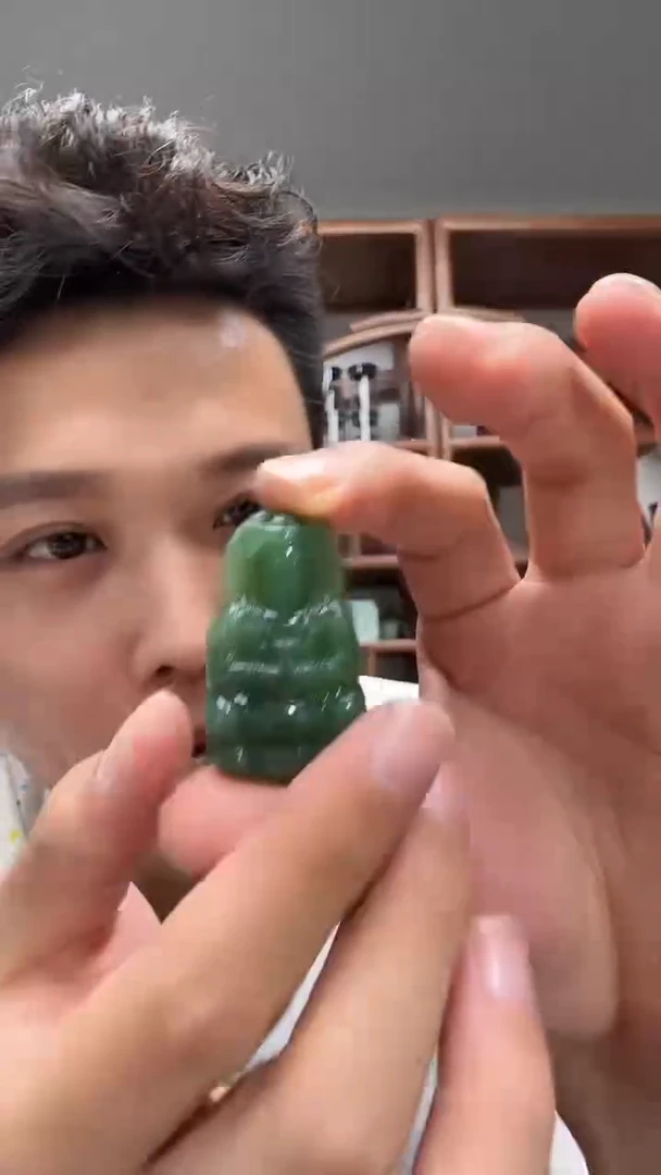 吊坠(不含链)未镶嵌和田玉和田玉佛公吊坠P-16