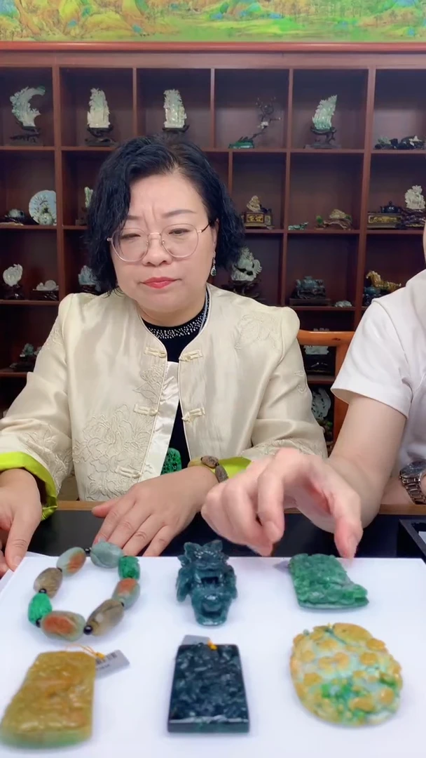 【闪购商品】定制翡翠未镶嵌1088lj-毛货挂件57