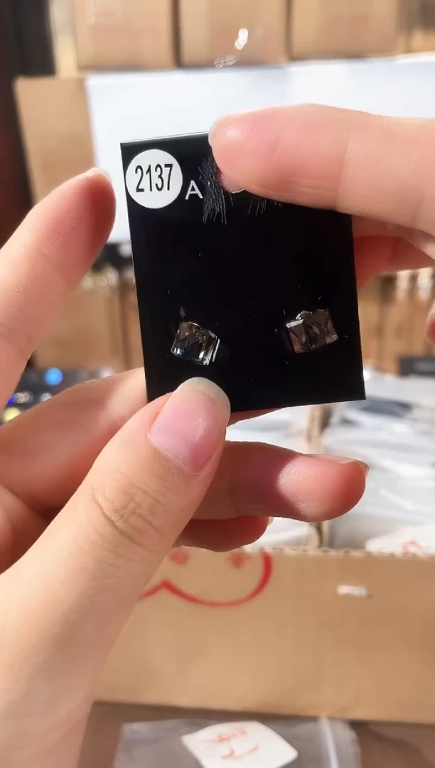 合金925银锆石豆2137