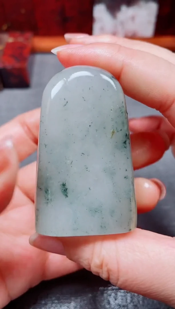 玉桂林鸡血玉素章--36