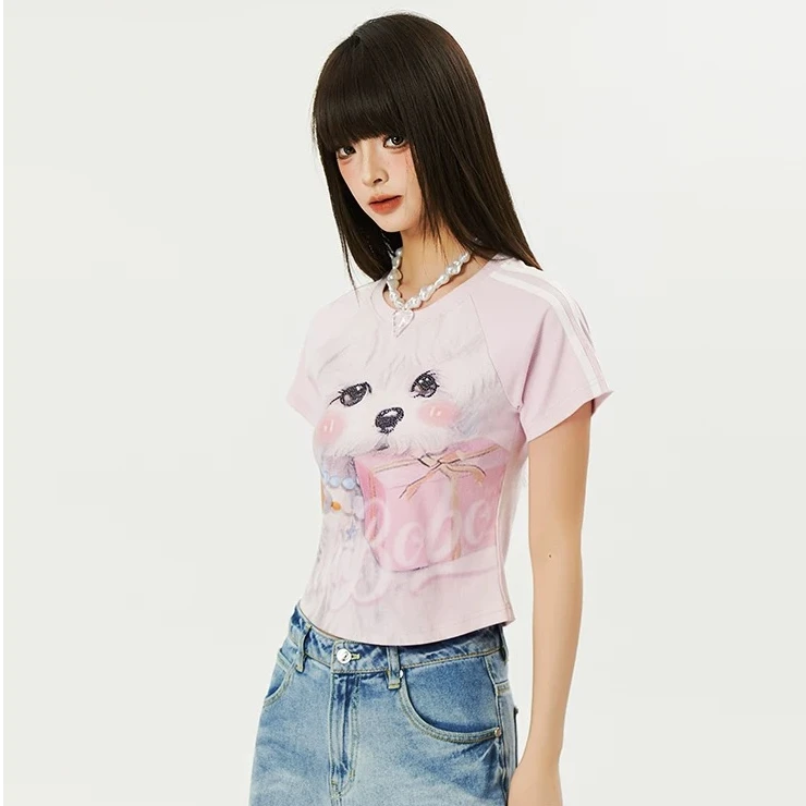 武汉LALABOBO2025蛇年新款短袖T恤LBEA-WSDT26商场同款