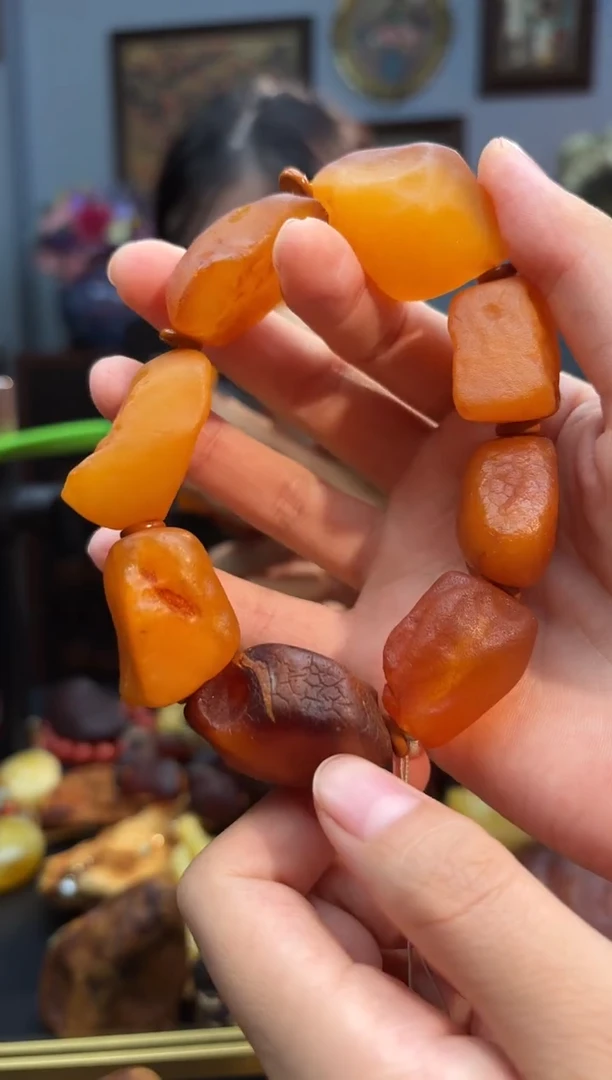 手串琥珀未镶嵌手串