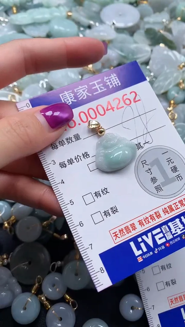 颈饰未镶嵌翡翠4263