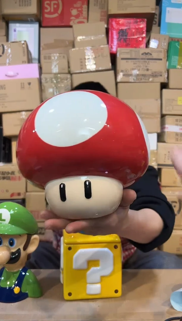 【闪购商品】杯陶瓷收纳蘑菇罐