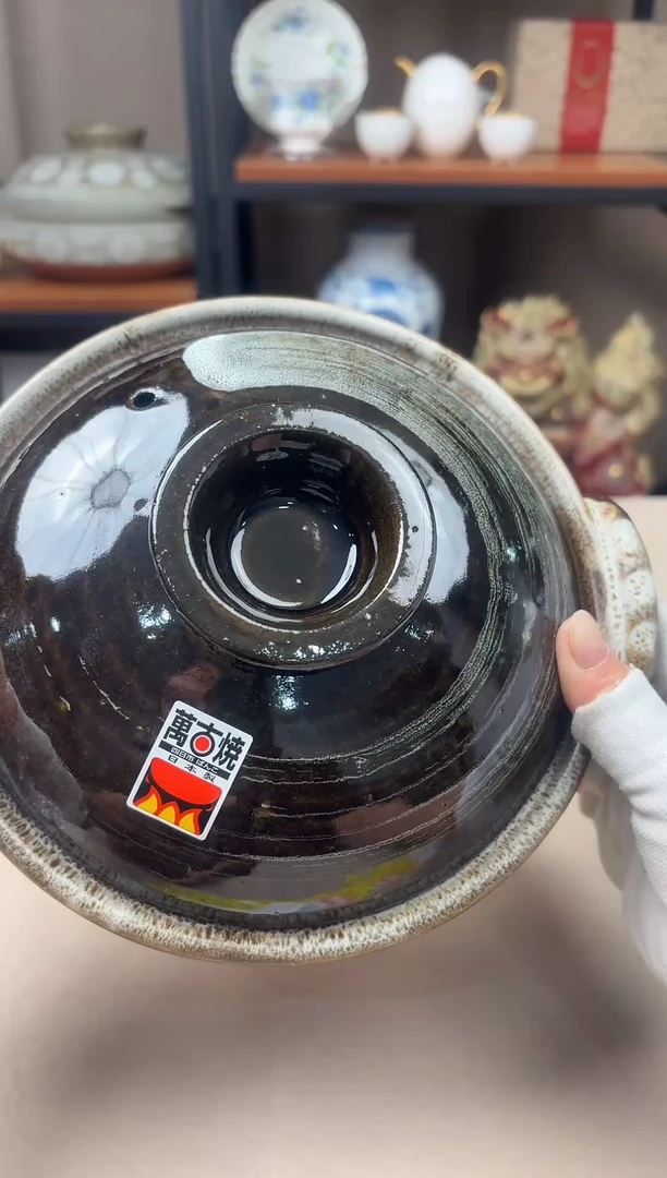 瓷片万古烧18cm土锅砂锅