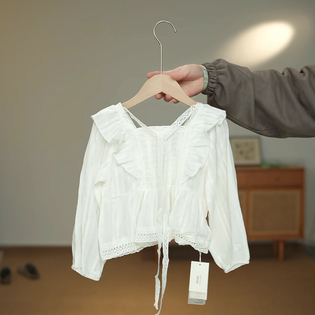 6090【GBBD】韩版花边上衣