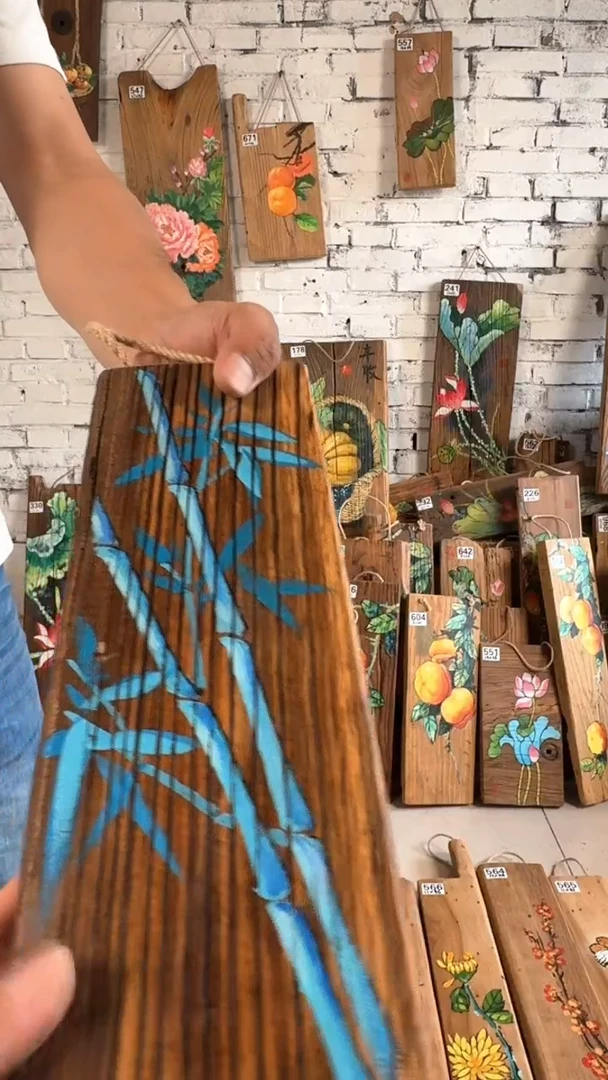 桃核吊坠630号门板画