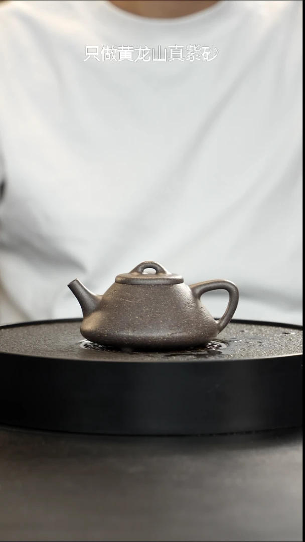 茶壶紫砂手工泥桃花子冶刻绘大漏