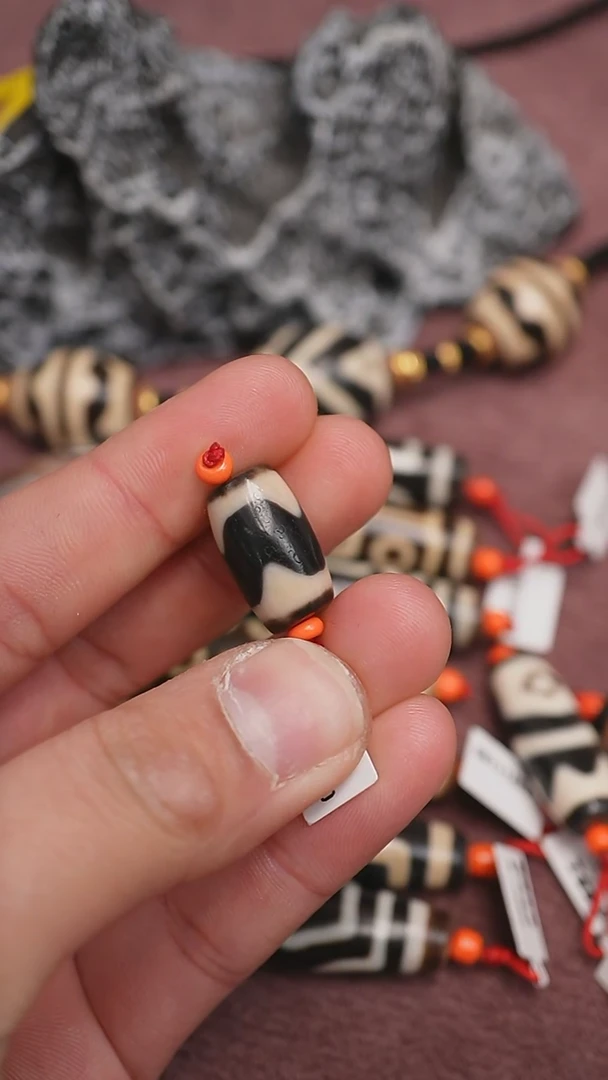 【闪购商品】玛瑙/玉髓颈饰未镶嵌古法牙