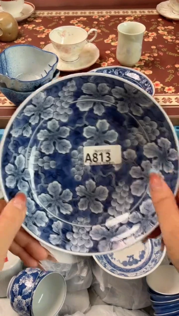 瓷片小*子瓷器瓷器A813